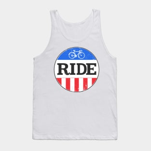 Vintage Ride Bicycle Logo Tank Top